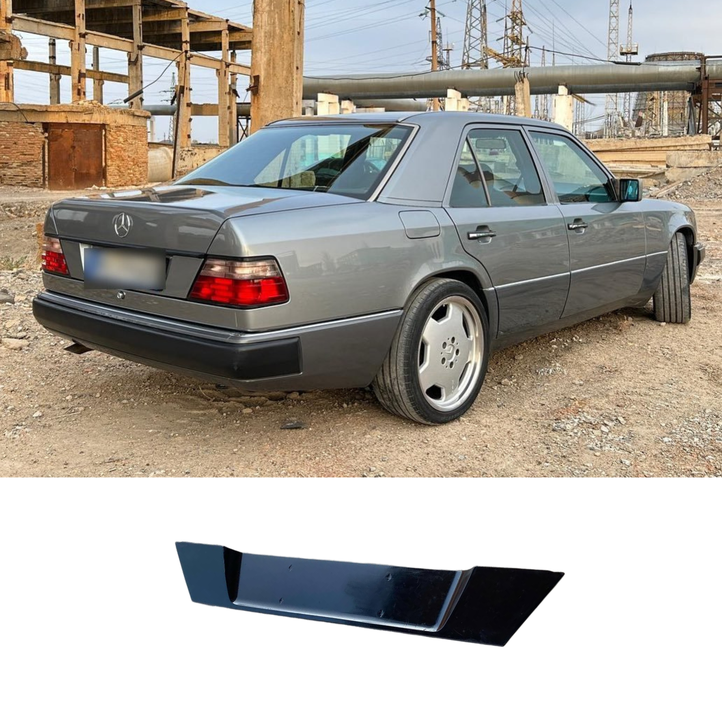 Mercedes W124 1985-93 Taillight Rear Earlier Sedan Trunk Rare blend Heckblende